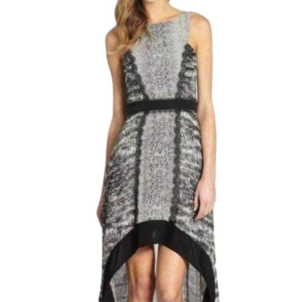 BCBGMAXAZRIA  Sienna Sleeveless High Low Dress